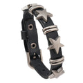 Vintage Leather Bracelet Three Row Cuspidal Spikes Rivet Stud Wide Cuff PU Leather Punk Gothic Rock Unisex Bracelet Men Jewelry