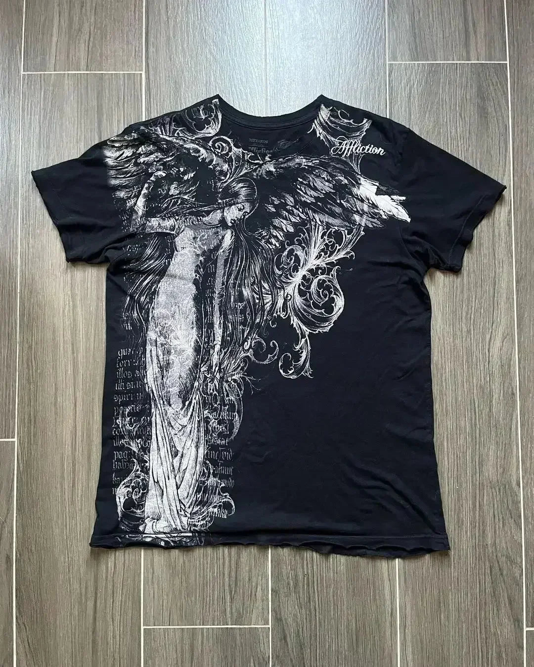 Y2K american skull pattern long sleeved T shirt Fashion Round Neck Oversized T shirt New Mens Womens Casual Gothic Clothing Tops